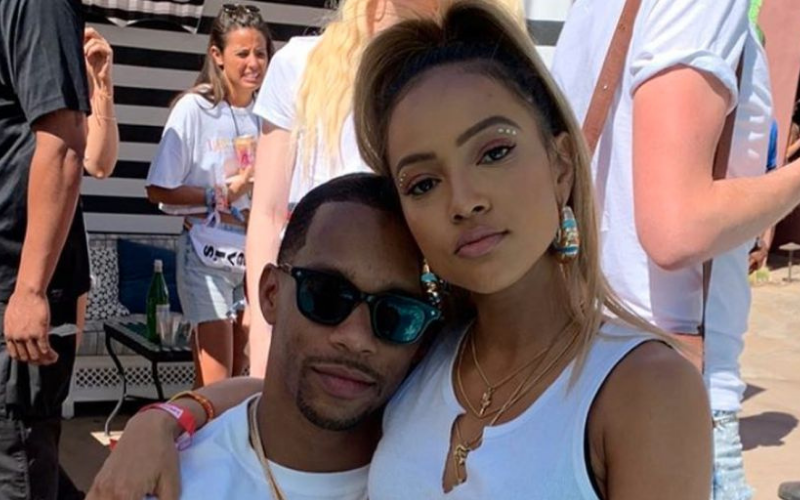 karrueche tran and victor cruz